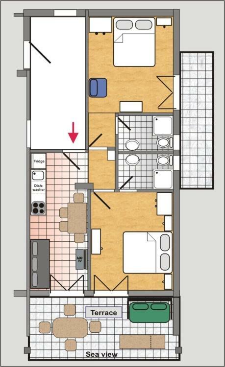 Apartments Dora Banjol Extérieur photo